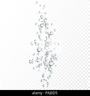 Drops on transparent background. Vector illustration Stock Vector