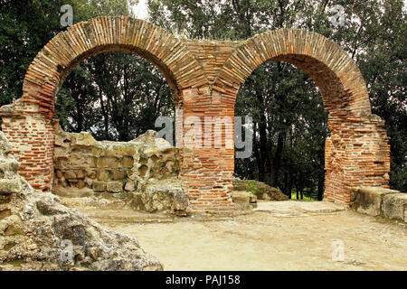 Details Of The Old Ruins At Cumae (Cuma), Naples Stock Photo