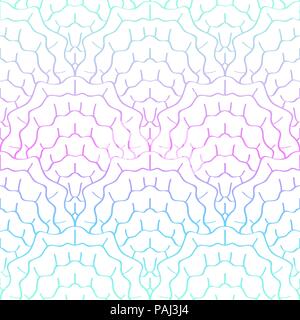 Abstract sketched scales seamless pattern, seashells, mermaid tail, pastel gradient repeating background Stock Vector