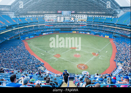 Toronto Blue Jays baseball fans head to the Rogers Centre to watch the game  Stock Photo - Alamy