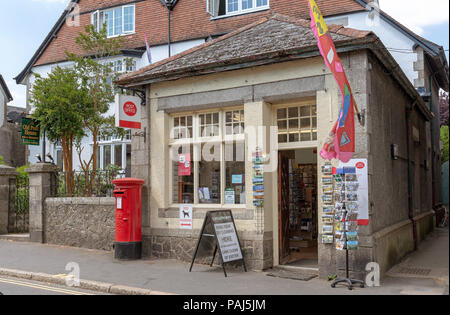 Moretonhampstead small town post office in the Dartmoor National Park, Devon, England, UK. Stock Photo