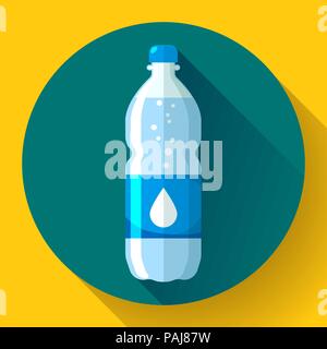 https://l450v.alamy.com/450v/paj87w/bottle-of-water-icon-in-flat-style-on-blue-background-vector-illustration-paj87w.jpg