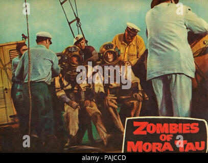 Zombies of Mora Tau, USA 1957, Regie: Edward L. Crahn, Darsteller: Joel Ashley, Gregg Palmer Stock Photo