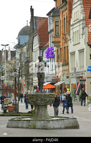 The Pied Piper of Hamelin, Germany Stock Photo