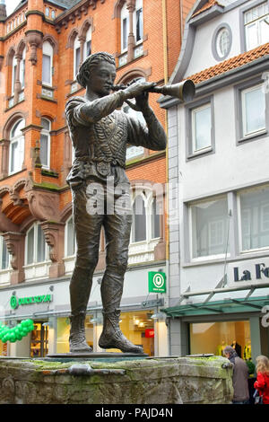 The Pied Piper of Hamelin, Germany Stock Photo