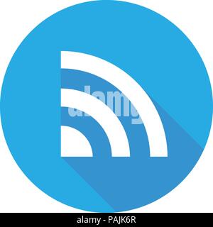 Wifi icon vector Flat network sign or symbol. Stock Vector