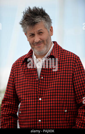 71st Cannes Film Festival: director Christophe Honore here for the promotion of the film ÒSorry AngelÓ (French: 'Plaire, Aimer et courir vite'), on 20 Stock Photo