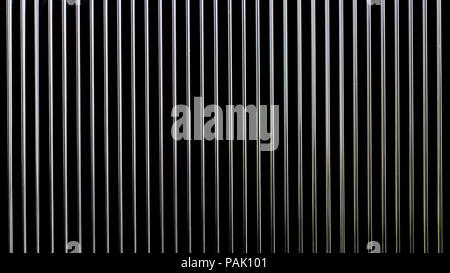 chrome wire grill isolated on a black background Stock Photo