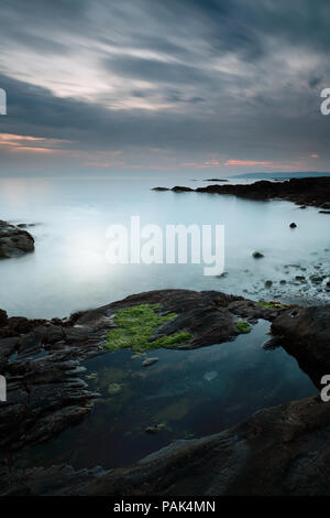 Sound of Jura at Sunset fron Ronachan Point Stock Photo