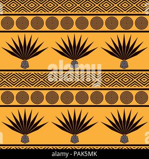 Abstract vector tribal ethnic background. Stock Vector