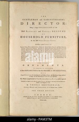 The Gentleman And Cabinet Maker S Director Matthew Darly 1762