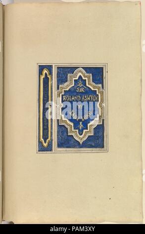 Design For Bookcover Sir Roland Ashton By Lady Long Artist Alfred Stock Photo Alamy