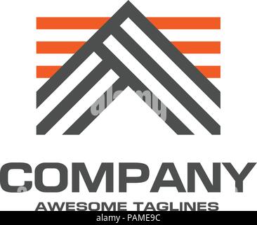 creative Letter A line Logo design vector template Linear, best letter A Type Character Symbol Monogram Logotype Stock Vector