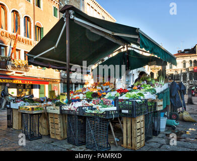 The selection of fruits and vegetables at the Venice markets is remarkable Stock Photo