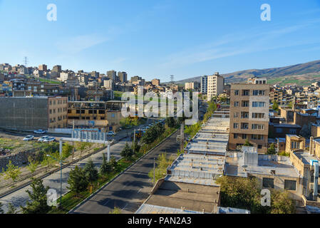 Urmia, Iran - April 9, 2018: View of Urmia city on the morning Stock Photo