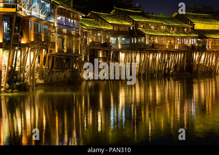 Fenghuang Ancient Town In China Stock Photo