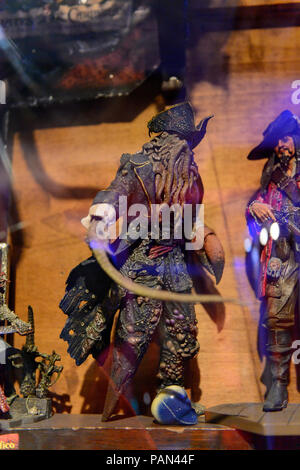 GENOVA, ITALY - MAY 4, 2016: Davy Jones, Pirates of the Caribbean, International cinema museum in Genova, Italy. Museum with collections about the pop Stock Photo