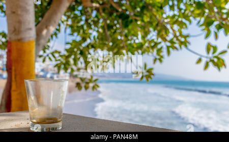 taghazout Beach and tea Stock Photo