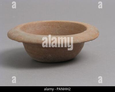 Bowl. Culture: Coptic. Dimensions: Overall: 1 9/16 x 4 7/16 in. (4 x 11.2 cm). Date: 4th-7th century. Museum: Metropolitan Museum of Art, New York, USA. Stock Photo