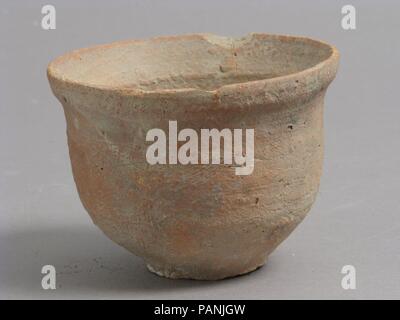 Bowl. Culture: Coptic. Dimensions: Overall: 2 3/4 x 3 5/8 in. (7 x 9.2 cm). Date: 4th-7th century. Museum: Metropolitan Museum of Art, New York, USA. Stock Photo