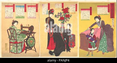 ちゃっきー様④ Court Ladies Sewing Western Clothing (Jokan yofuku saiho no