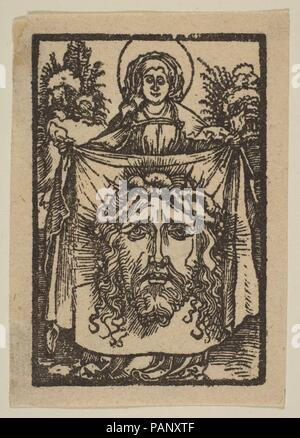 Saint Veronica. Artist: Albrecht Dürer (German, Nuremberg 1471-1528 Nuremberg). Dimensions: sheet: 2 3/8 x 1 5/8 in. (6.1 x 4.1 cm). Date: n.d.. Museum: Metropolitan Museum of Art, New York, USA. Stock Photo