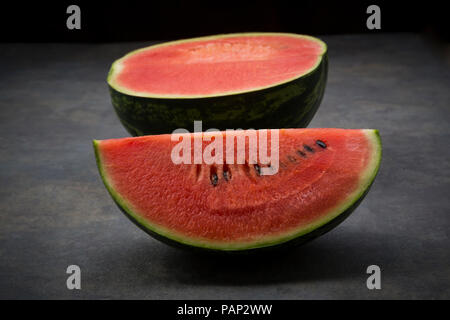 Sliced watermelon Stock Photo