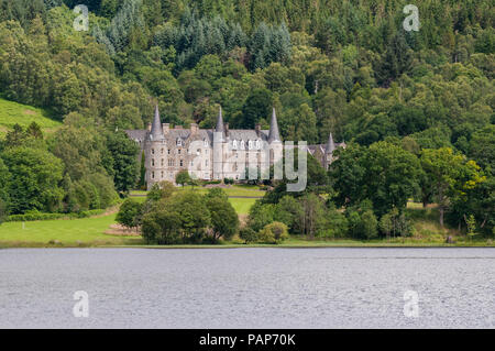 Tigh Mor viewed from across Loch Achray Stock Photo