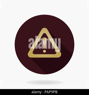 Fine Vector Exclamation Icon Stock Vector
