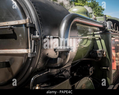 Class N2 0-6-2T tank engine 1744, built at the North British Locomotive works in 1921. Ex BR number 69523, LNER locomotive number 4744, Stock Photo