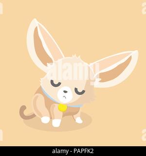 Chihuahua dog on pastel background. Stock Vector