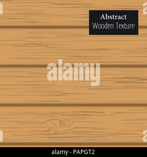 Wooden plank texture, background old panels, Horizontal stripes. - Vector Background Illustration Stock Vector