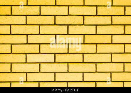 yellow brick wall texture Stock Photo