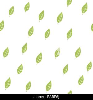 Leaf seamless pattern cover. Leaf icon creative design. Wallpaper, web design, textile, printing and UI and UX usage. Stock Vector