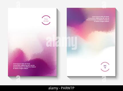 Flow design vector covers Stock Vector