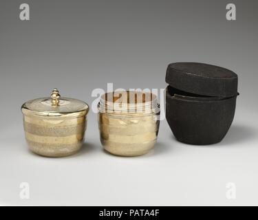 Nested Beakers P. H., London, Set of six nesting beakers with case, British, London, P ...