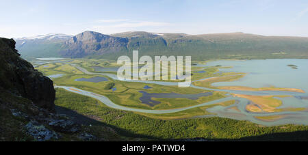 The Beauty of Northern Sweden  - Rapaätno Delta. Jokkmokk, Norrbotten, Sweden.