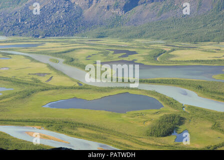 The Beauty of Northern Sweden  - Rapaätno delta. Sarek, Norrbotten, Sweden.