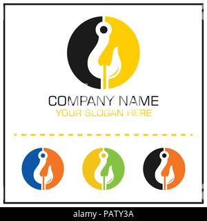 Tow Hook Vector Logo for Towing Service Company Stock Vector