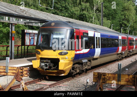 Class 333 train in Northern Rail livery at Leeds railway station in ...