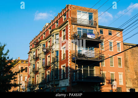 Architecture in Over-The-Rhine, Cincinnati, Ohio Stock Photo - Alamy
