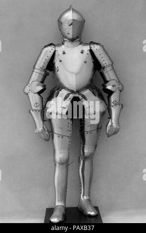 Jousting Armor. Armorer: Attributed to Anton Peffenhauser (German, Augsburg, 1525-1603). Culture: German, Augsburg. Dimensions: Wt. 55 lb. (24.95 kg). Date: ca. 1580. Museum: Metropolitan Museum of Art, New York, USA. Stock Photo