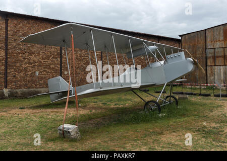 KRUMOVO, PLOVDIV, BULGARIA - 29 APRIL 2017: Aviation Museum near Plovdiv Airport, Bulgaria Stock Photo