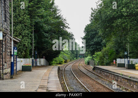 Delamere Railway Station in Cheshire Stock Photo