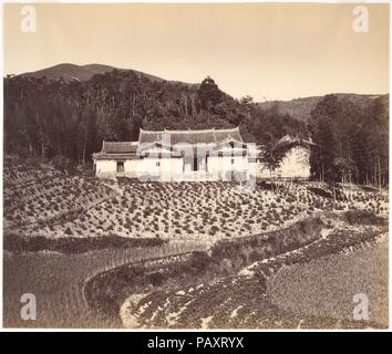 Teafield Josshouse At Peling Artist Attributed To Tung Hing