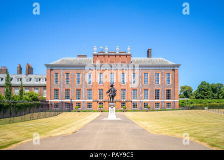 facade view of kensington palace in london Stock Photo