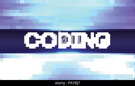 Programming code abstract technology background of software developer and Computer script Stock Vector