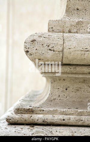 Base of column of Sant' Andrea al Quirinale Stock Photo