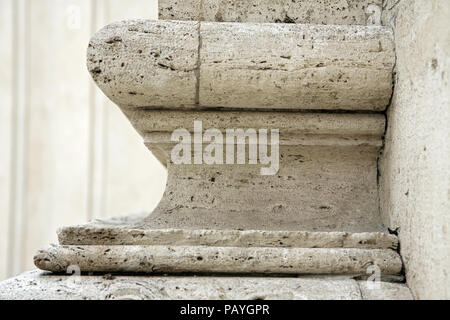 Base of column of Sant' Andrea al Quirinale Stock Photo