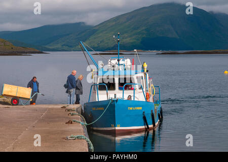Port Appin Loch Linnhie. Argyll. Scotland. Stock Photo
